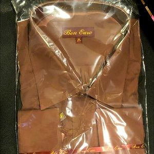 Brand new “Ben Euro” Men’s Designer Dress Shirts with French Cuffs